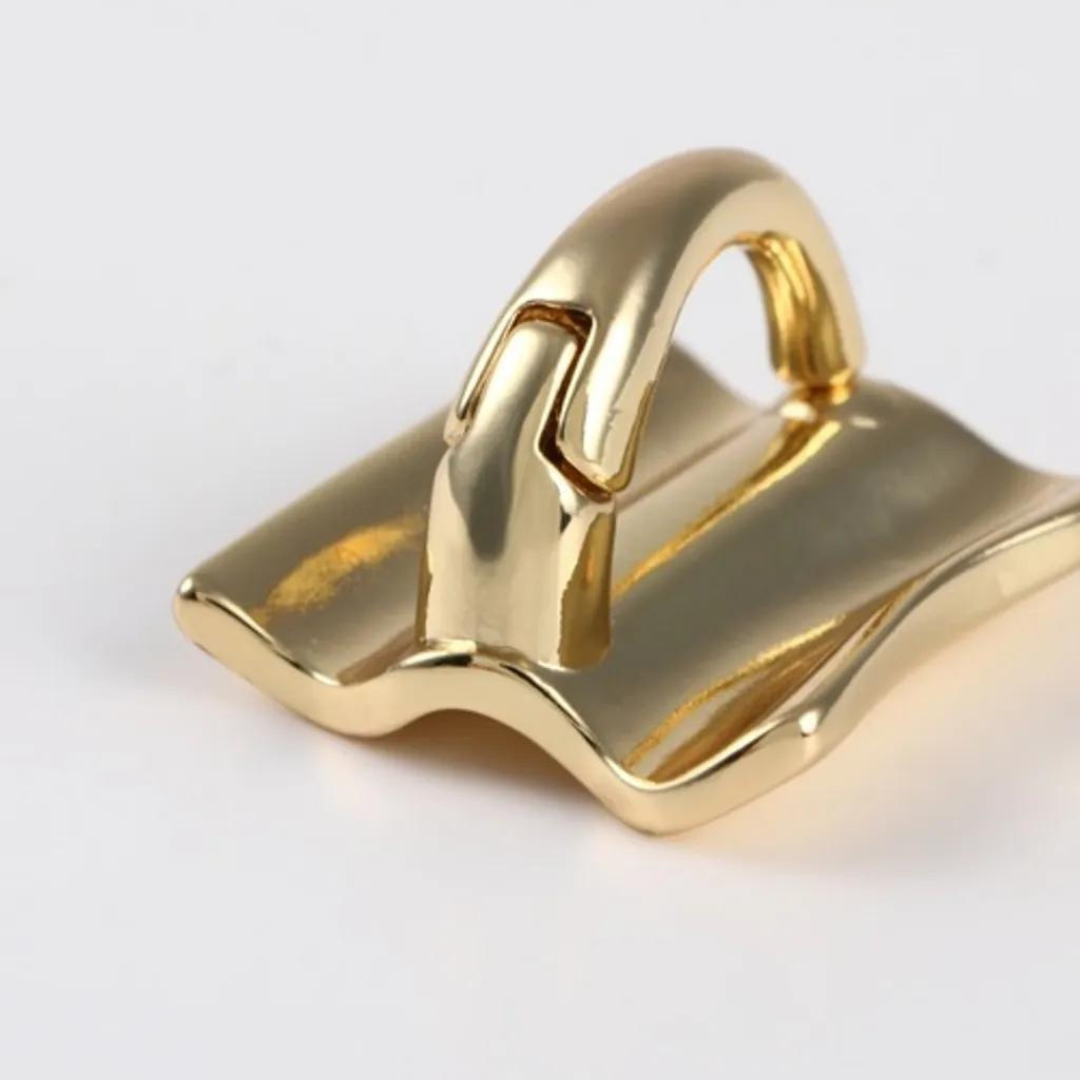 Wave square Earring