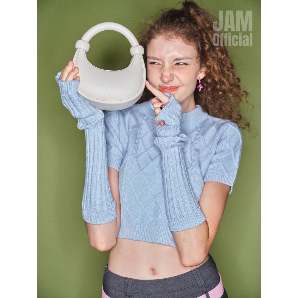 預購!!【JAM】真皮手拿/肩背可頌包☆泰國設計師☆