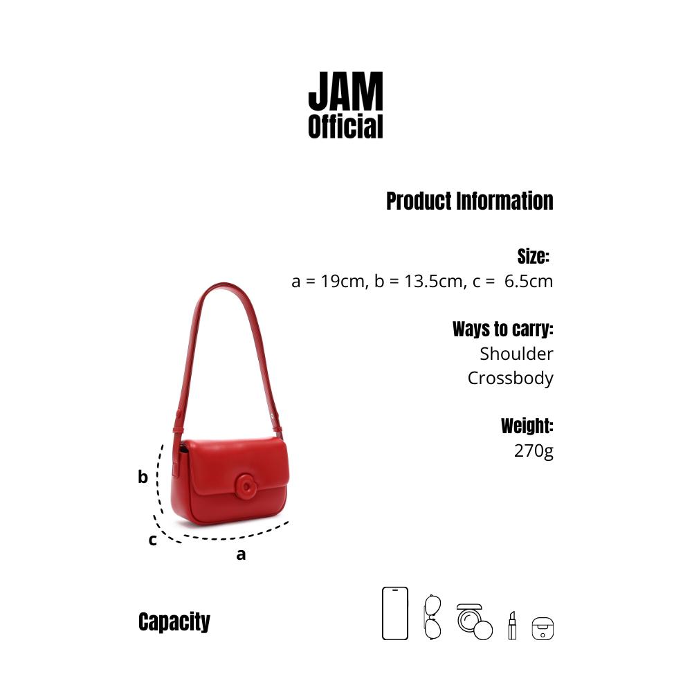 預購!!【JAM】真皮肩背甜甜圈小方包 ☆泰國設計師☆