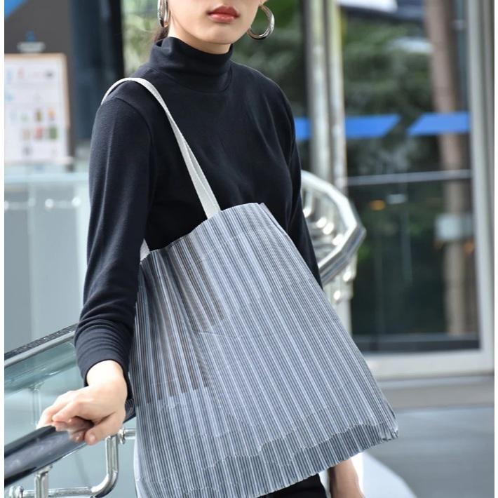 預購!!【repleat】幾何圖案復古打摺托特包 ☆泰國設計師☆