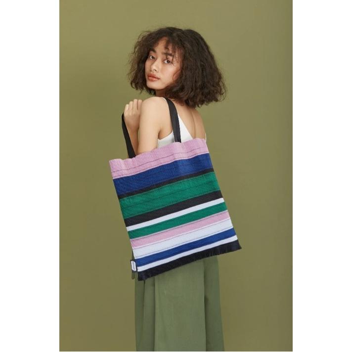預購!!【repleat】幾何圖案復古打摺托特包 ☆泰國設計師☆