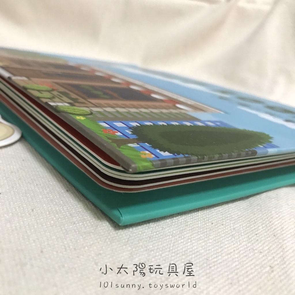 Quiet Book黏貼書 貼紙書 可重複黏貼書 安靜書 忙碌書 配對遊戲 早教益智玩具 C051