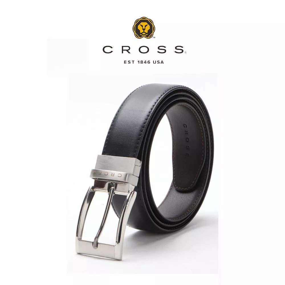 【CROSS】限量2折 頂級小牛皮皮帶 諾菲洛II系列 全新專櫃展示品