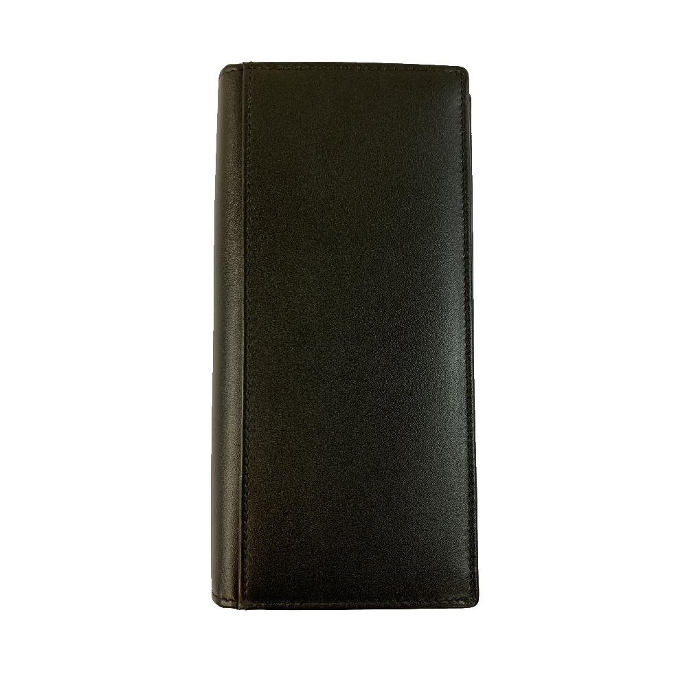 【CROSS】限量1折 頂級NAPPA小牛皮素面22卡1零錢袋長夾 全新專櫃展示品 (黑色)