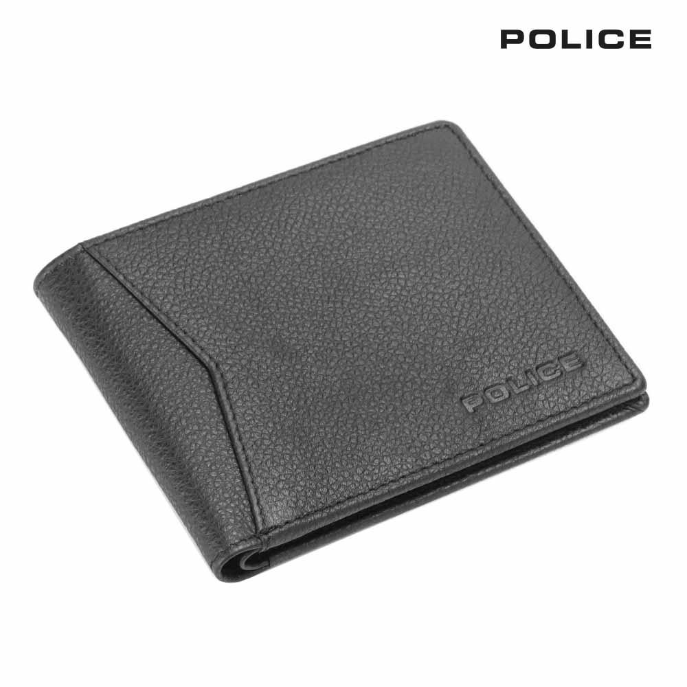 【POLICE】限量2折起 頂級NAPPA小牛皮8卡男用皮夾 瓦特系列 全新專櫃展示品