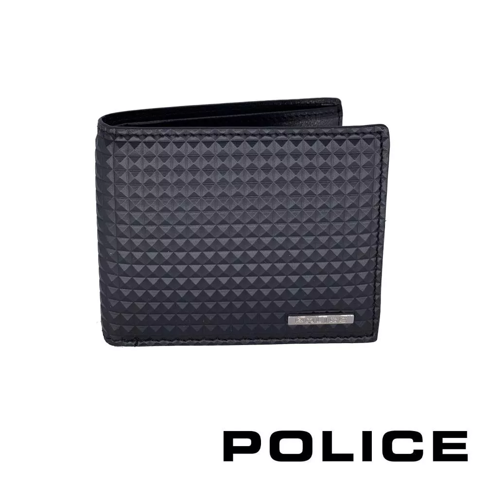 【POLICE】限量2折起 頂級4卡1零錢袋男用皮夾 金字塔系列 全新專櫃展示品