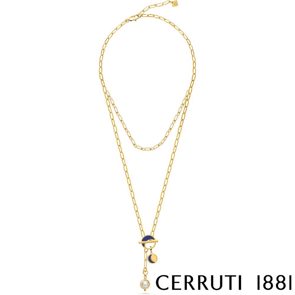 【Cerruti 1881】義大利經典QAMAR項鍊 (CN1102)
