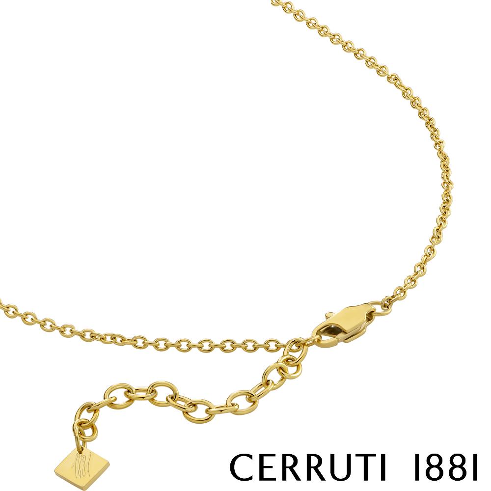【Cerruti 1881】義大利經典FRAGANCIA項鍊 (CN0204 金色)