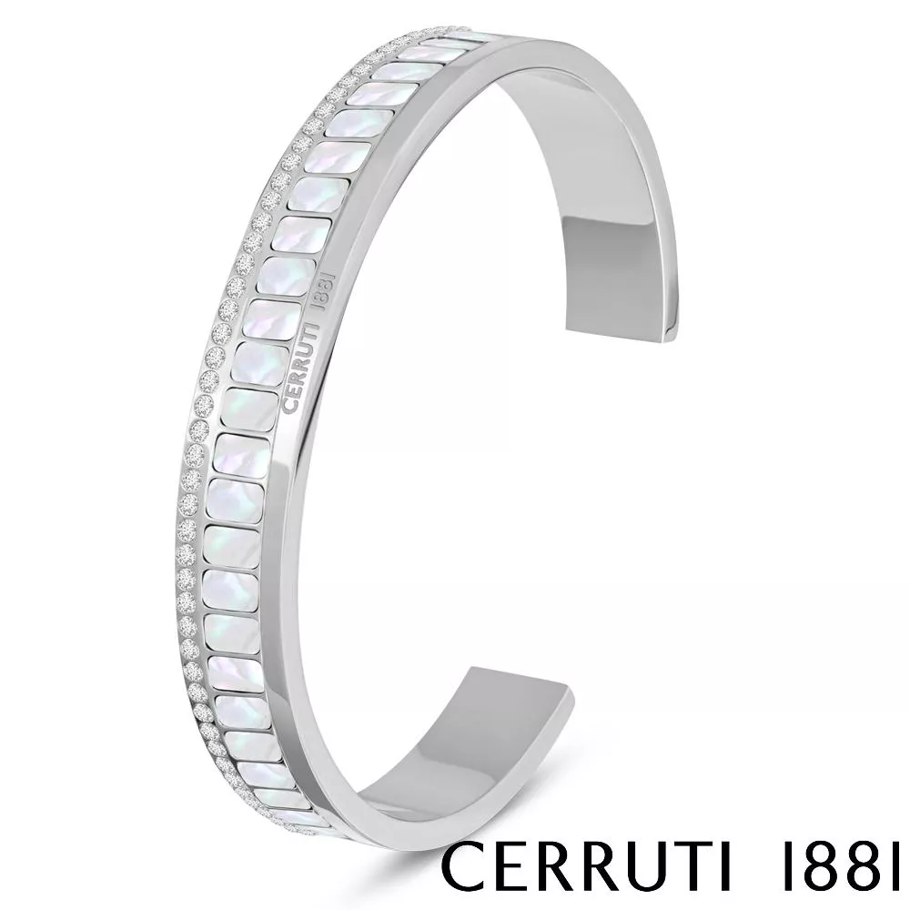【Cerruti 1881】限量2折 義大利經典QUATRO手環 全新專櫃展示品(CG6611)