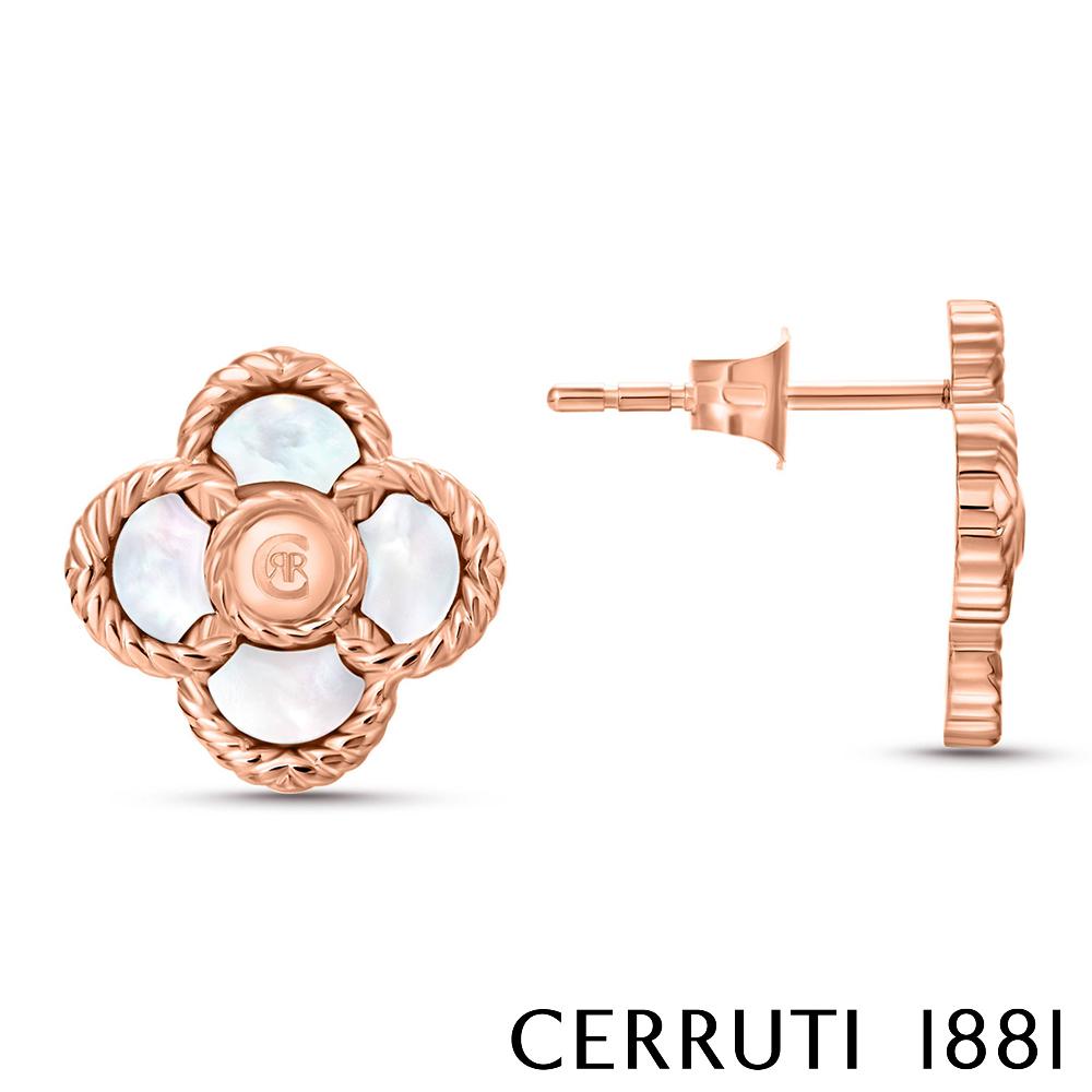 【Cerruti 1881】限量2折 義大利經典PETALOS耳環 全新專櫃展示品(CE5103)