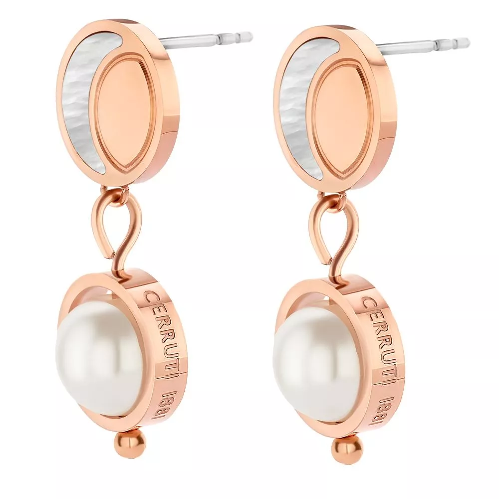 【Cerruti 1881】限量2折 義大利經典QAMAR耳環 全新專櫃展示品(CE1103)