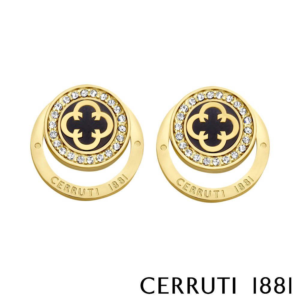 【Cerruti 1881】限量2折 義大利經典經典ONAGRACE耳環 全新專櫃展示品(CE0702)