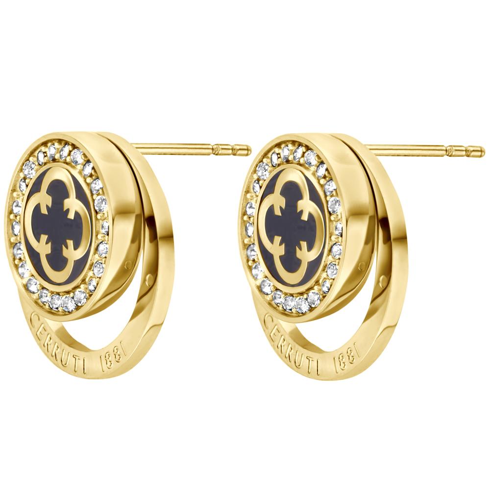 【Cerruti 1881】限量2折 義大利經典經典ONAGRACE耳環 全新專櫃展示品(CE0702)
