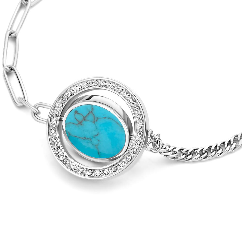 【Cerruti 1881】限量2折 義大利經典TURQUOISE手鍊 全新專櫃展示品(CN0101)
