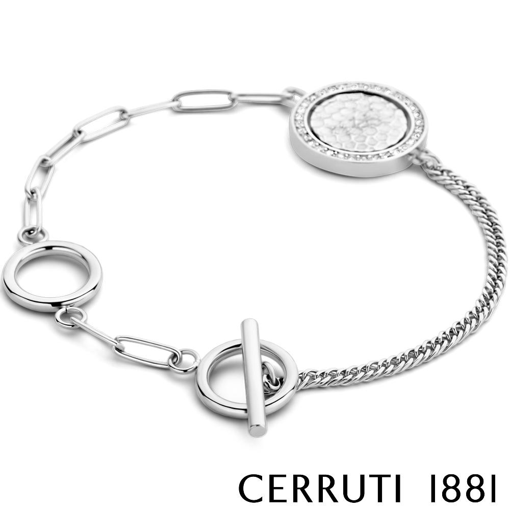 【Cerruti 1881】限量2折 義大利經典TURQUOISE手鍊 全新專櫃展示品(CN0101)