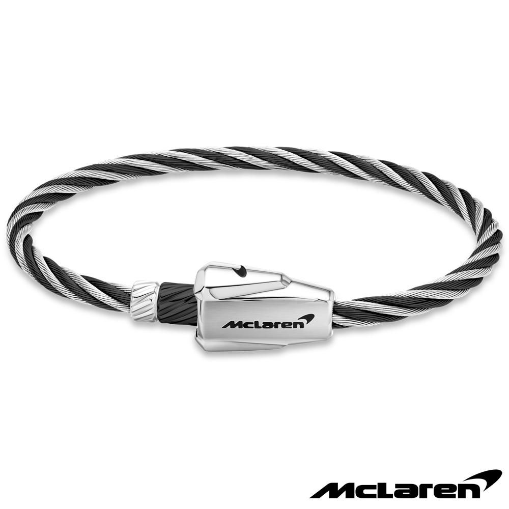 【McLaren 邁拉輪】限量2折 頂級英國超跑不銹鋼手環 全新專櫃展示品(MG0201 65x52mm)