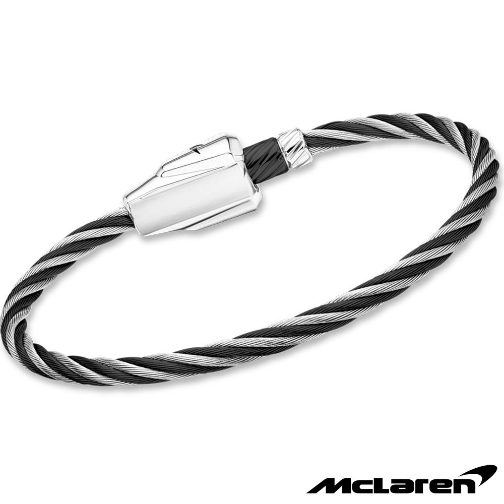 【McLaren 邁拉輪】限量2折 頂級英國超跑不銹鋼手環 全新專櫃展示品(MG0201 65x52mm)