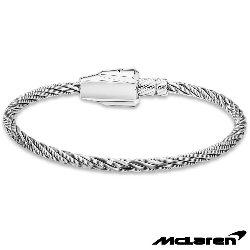 【McLaren 邁拉輪】限量2折 頂級英國超跑不銹鋼手環 全新專櫃展示品(MG0203 65x52mm)