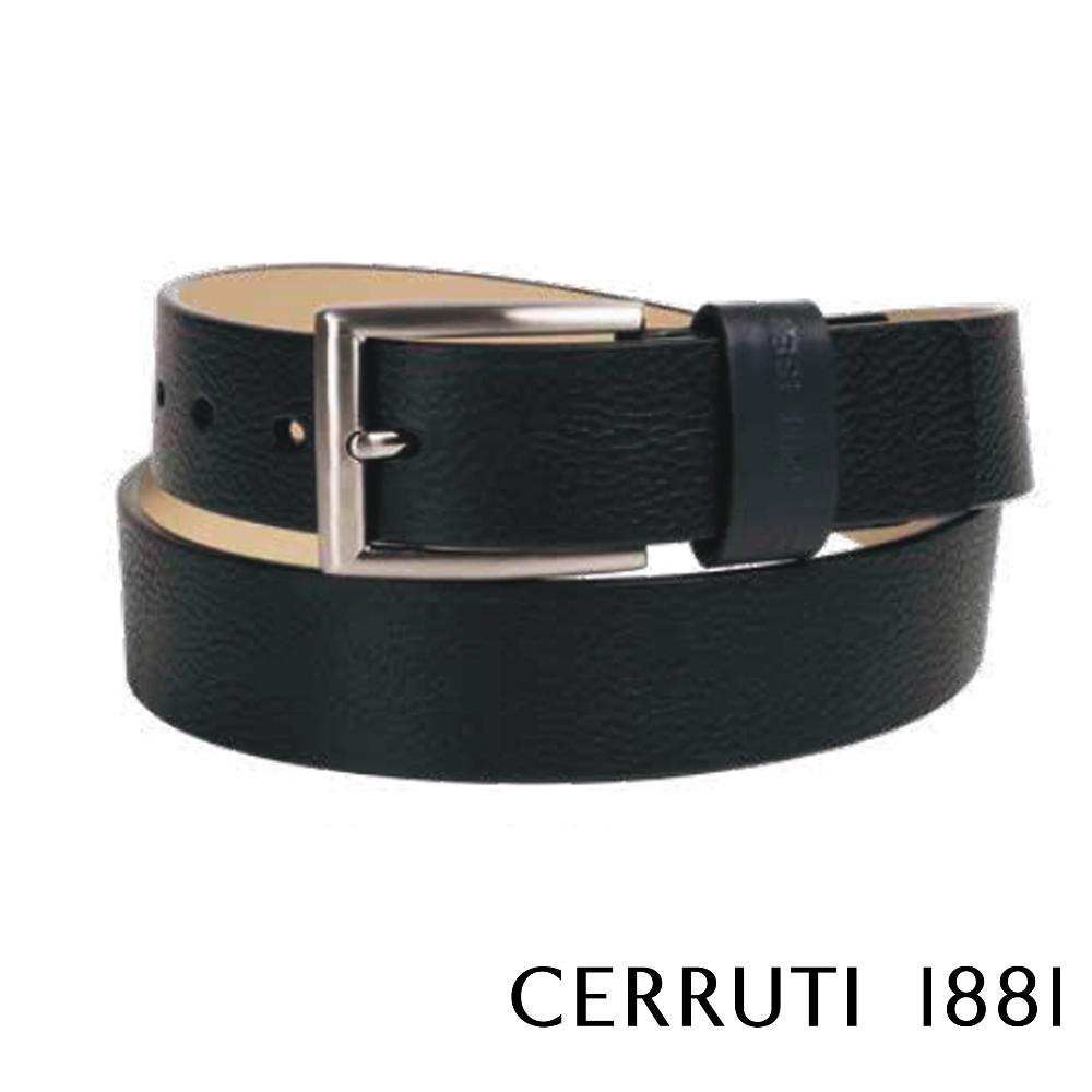 【Cerruti 1881】限量2折 義大利頂級小牛皮皮帶 全新專櫃展示品 (CECU06070M)