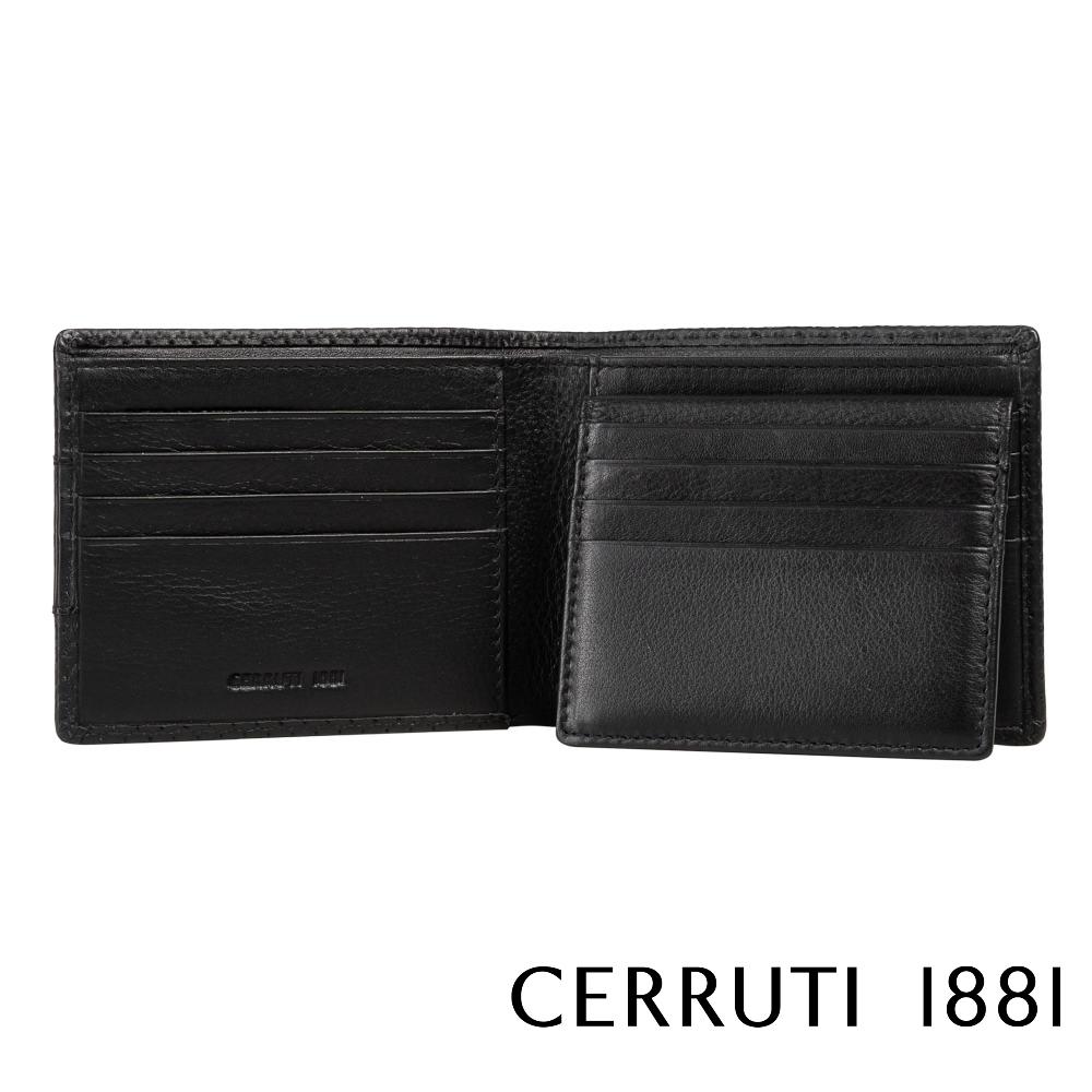【Cerruti 1881】限量2折 義大利頂級小牛皮12卡皮夾 全新專櫃展示品 (CEPU05539M)