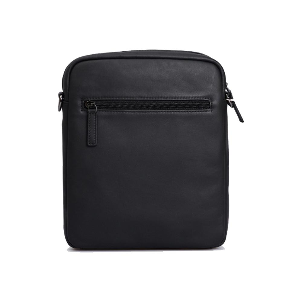 【Cerruti 1881】限量2折 義大利頂級小牛皮側背包肩背包 全新專櫃展示品 (CEBO06309M)