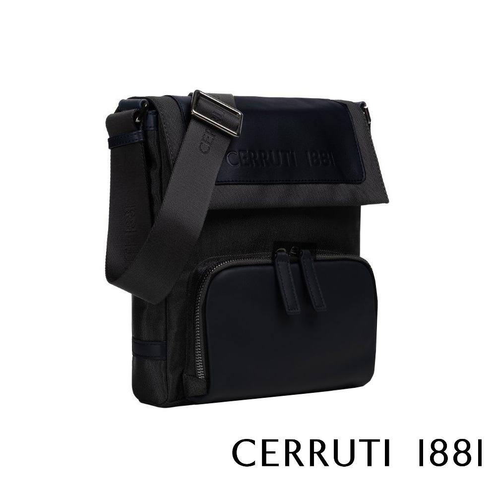 【Cerruti 1881】限量2折 義大利頂級側背包肩背包 全新專櫃展示品 (CEBO06278N)