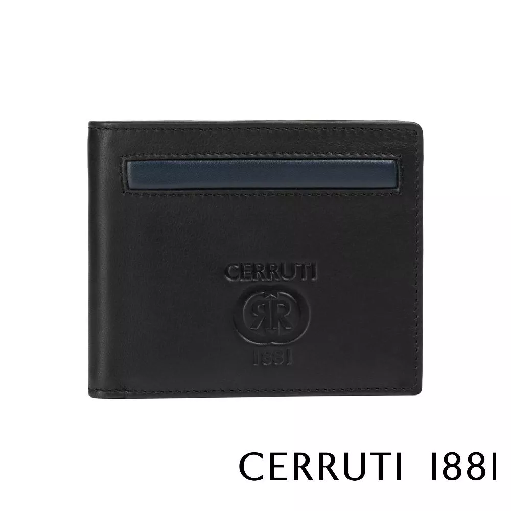【Cerruti 1881】義大利頂級小牛皮8卡皮夾 (CEPU05702M)