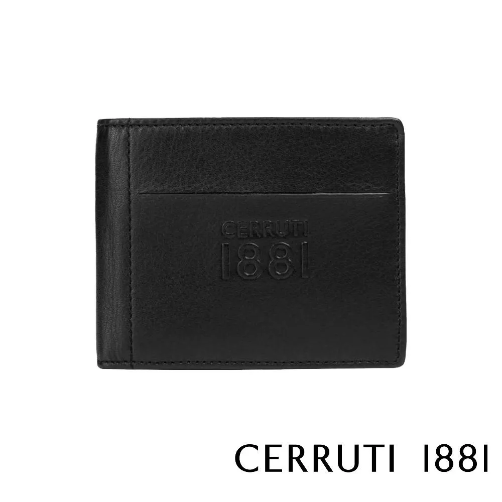 【Cerruti 1881】限量2折 義大利頂級小牛皮8卡皮夾 全新專櫃展示品 (CEPU05716M)