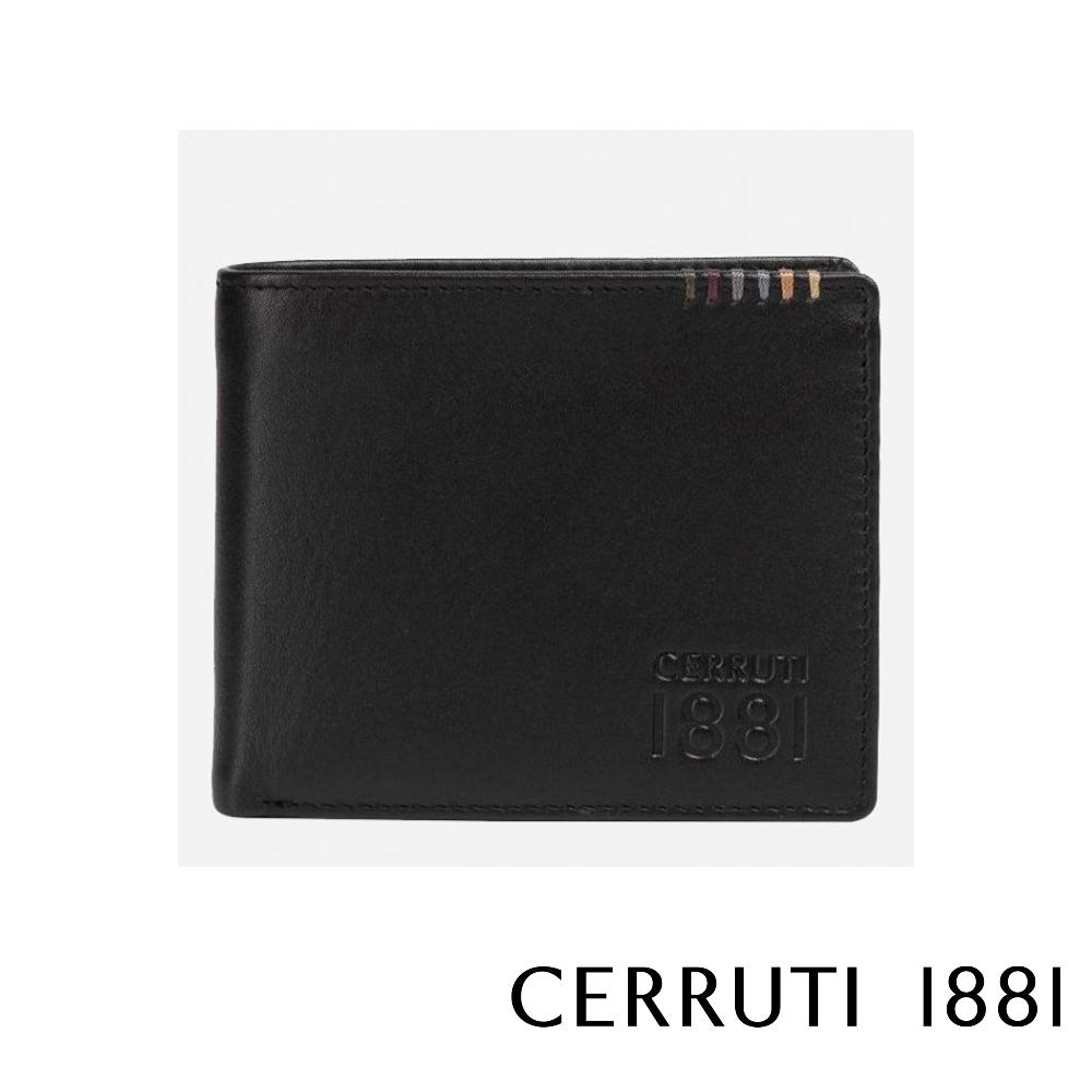 【Cerruti 1881】限量2折 義大利頂級小牛皮12卡皮夾 全新專櫃展示品 (CEPU05651M)