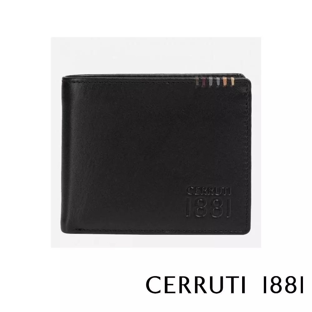 【Cerruti 1881】限量2折 義大利頂級小牛皮12卡皮夾 全新專櫃展示品 (CEPU05651M)