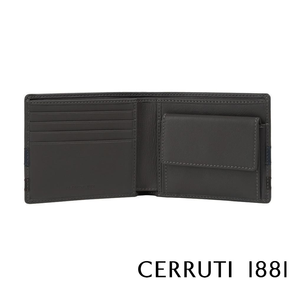 【Cerruti 1881】義大利頂級小牛皮4卡皮夾 (CEPU05693M)