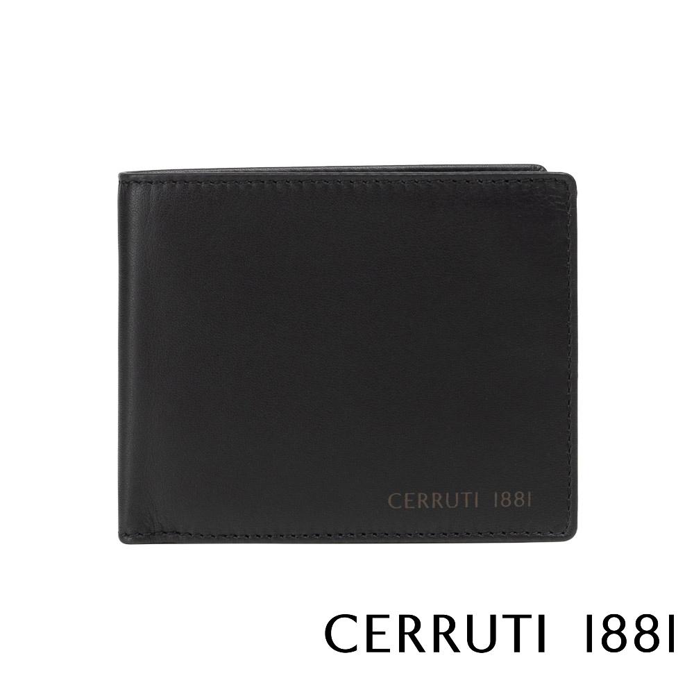 【Cerruti 1881】限量2折 義大利頂級小牛皮4卡皮夾 全新專櫃展示品 (CEPU05707M)