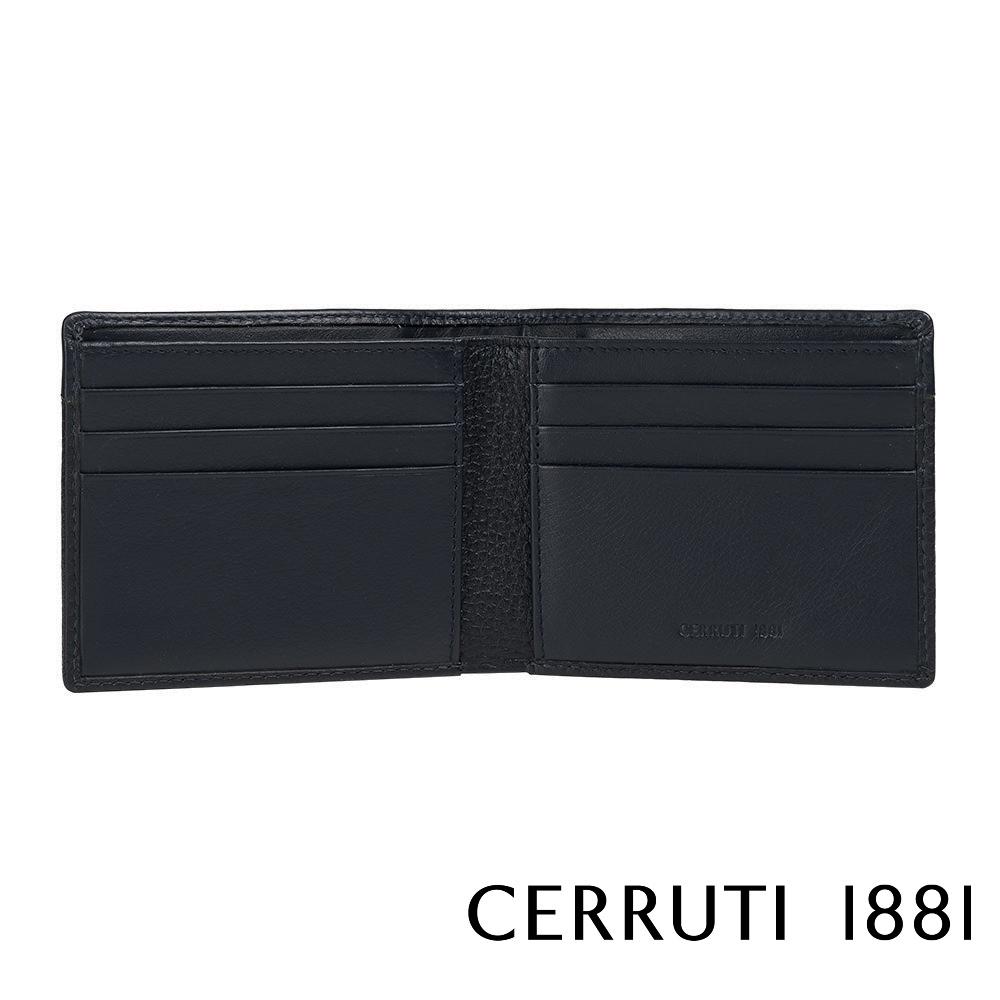 【Cerruti 1881】義大利頂級小牛皮6卡皮夾 (CEPU05544M)