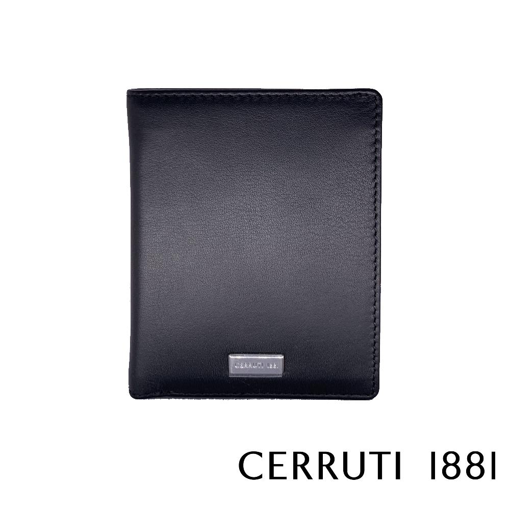 【Cerruti 1881】義大利頂級小牛皮9卡透明窗短夾皮夾 (CEPU05434M)