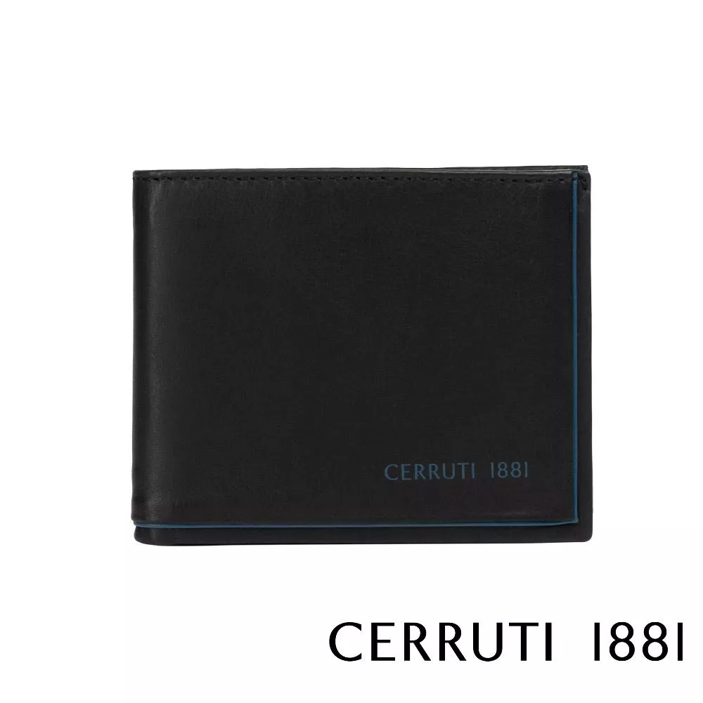 【Cerruti 1881】義大利頂級小牛皮4卡皮夾 (CEPU05420M)