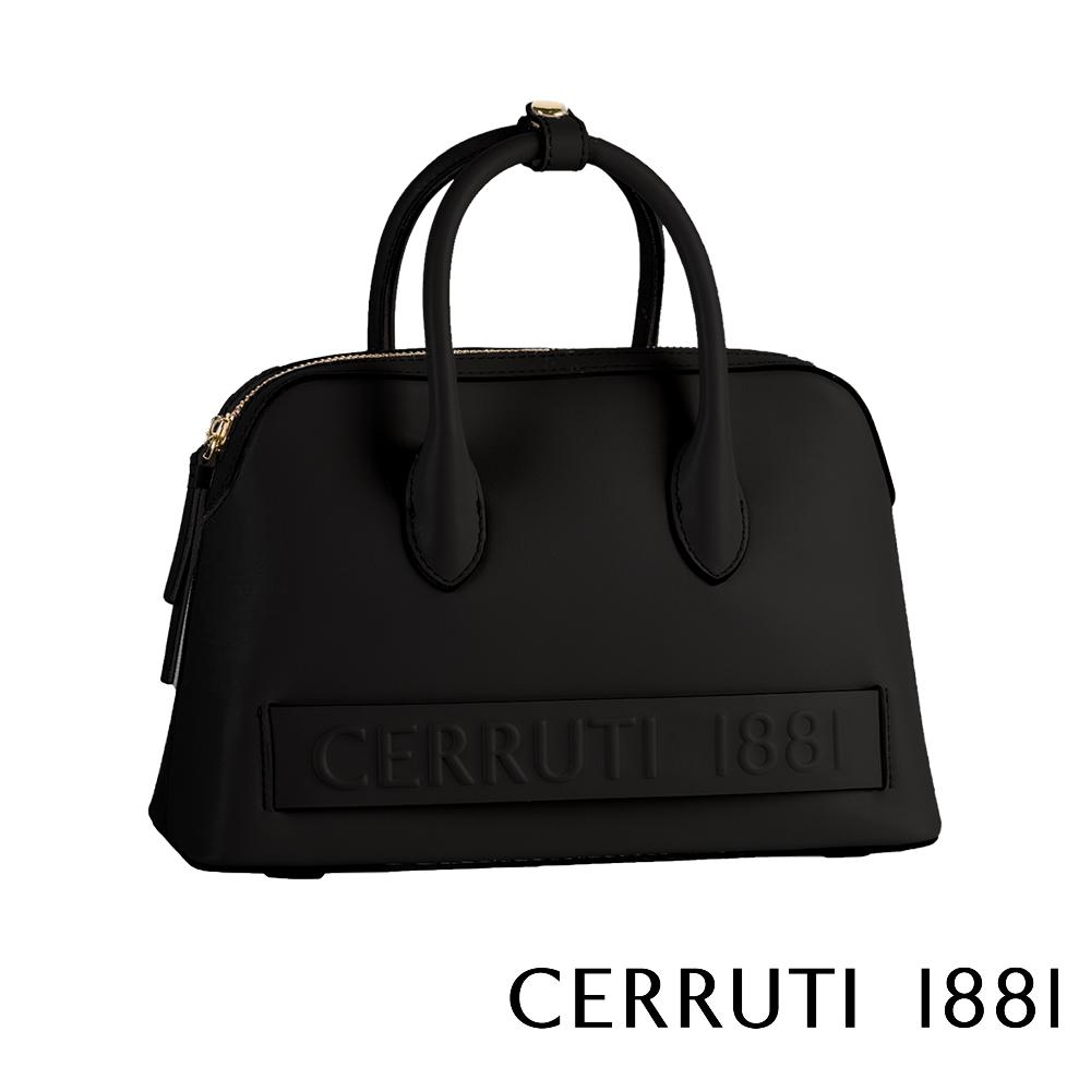 【Cerruti 1881】限量2折 義大利頂級小牛皮手提包肩背包 全新專櫃展示品(CEBA04263M)