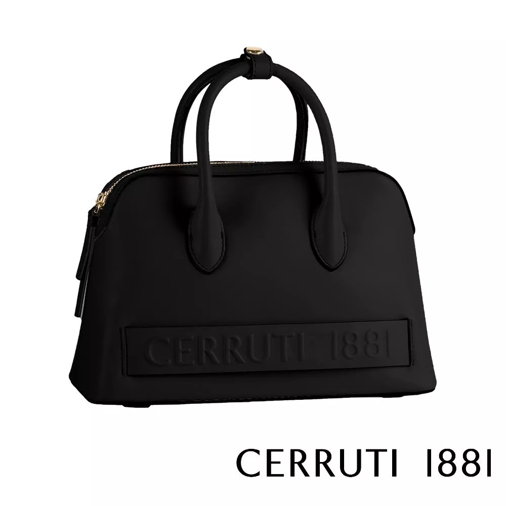 【Cerruti 1881】限量2折 義大利頂級小牛皮手提包肩背包 全新專櫃展示品(CEBA04263M)