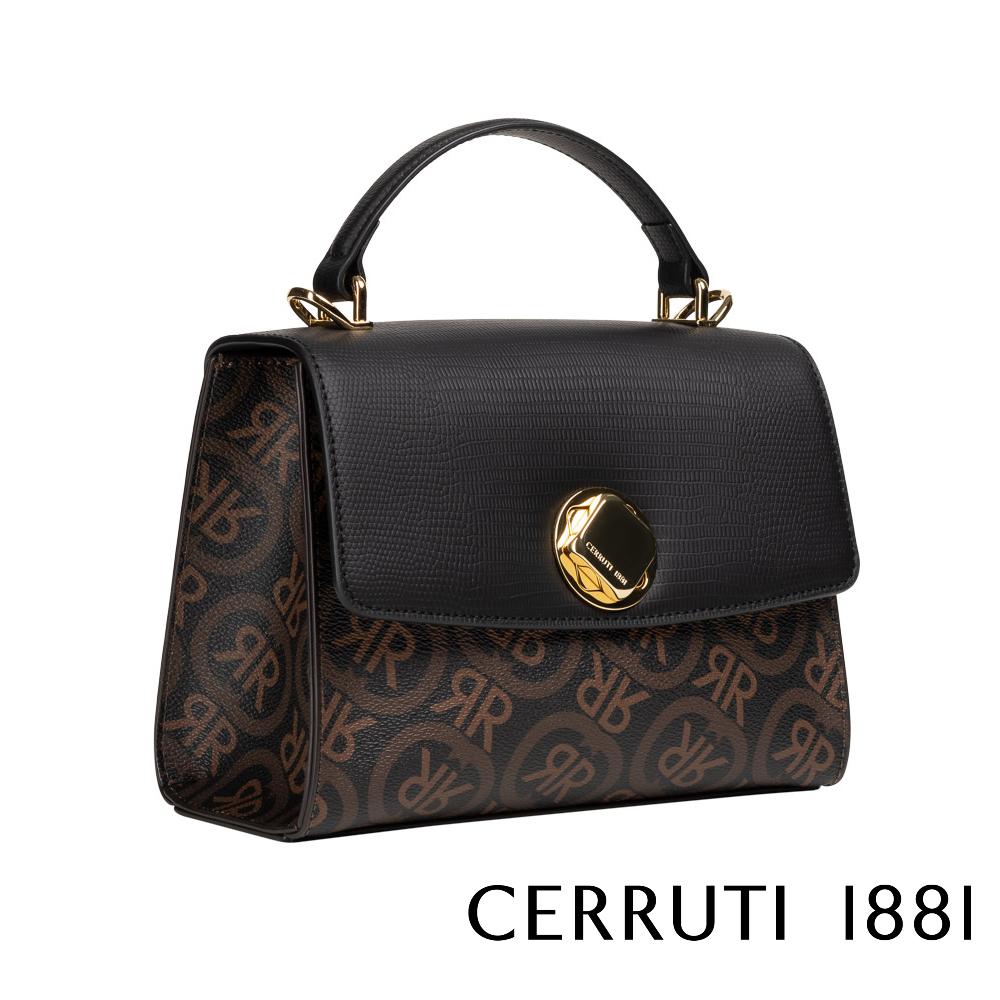 【Cerruti 1881】限量2折 義大利頂級手提包肩背包 全新專櫃展示品 (CEBA05788P)