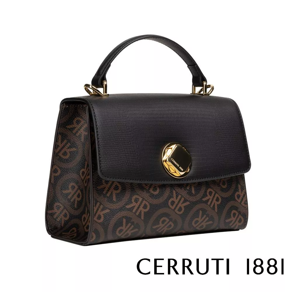 【Cerruti 1881】限量2折 義大利頂級手提包肩背包 全新專櫃展示品 (CEBA05788P)