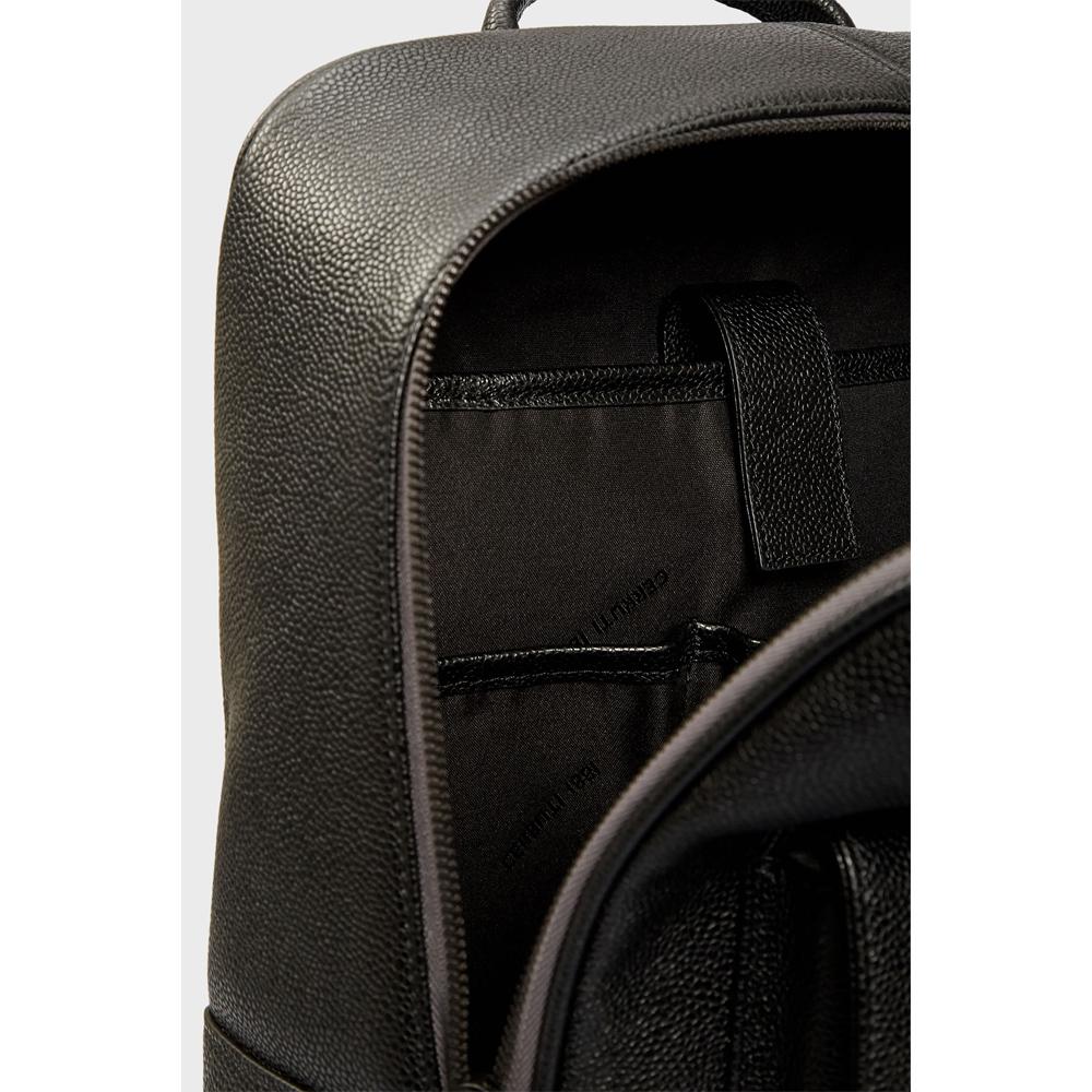 【Cerruti 1881】限量2折 義大利頂級小牛皮後背包 全新專櫃展示品 (CEZA05340M)