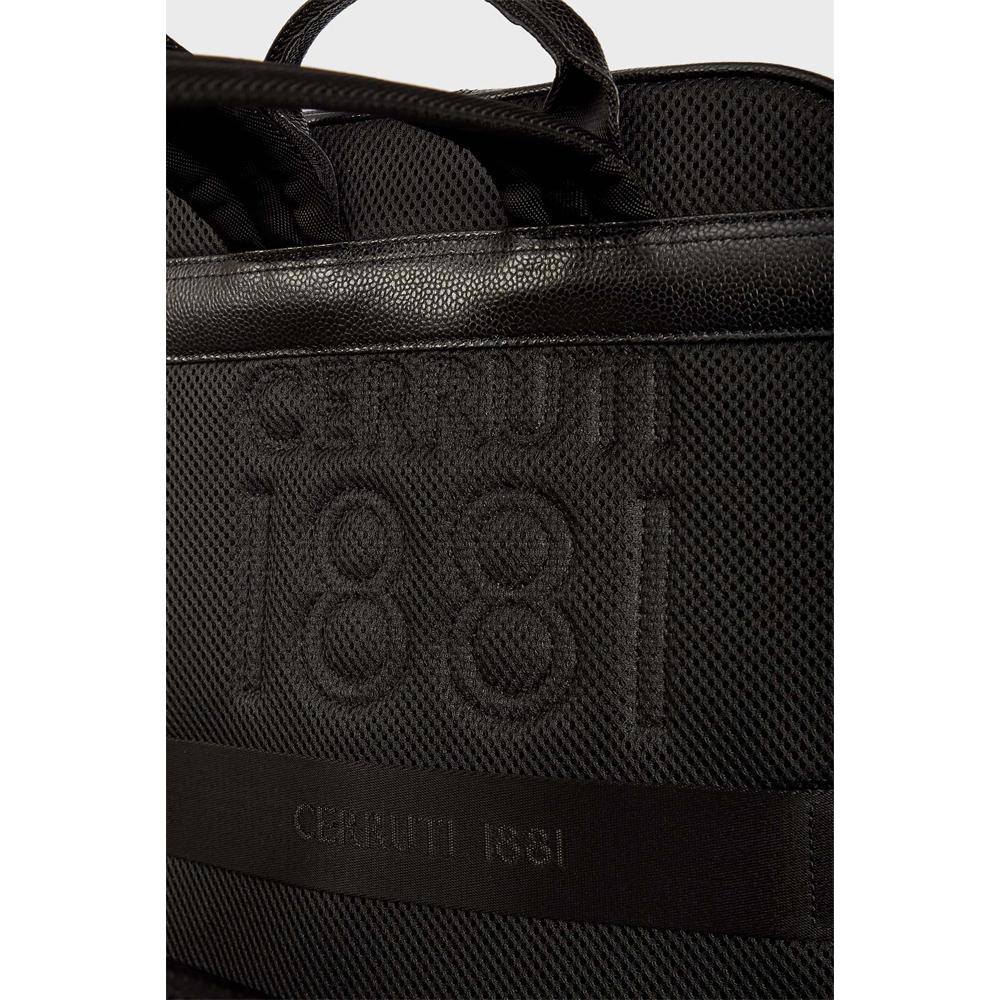 【Cerruti 1881】限量2折 義大利頂級小牛皮後背包 全新專櫃展示品 (CEZA05340M)