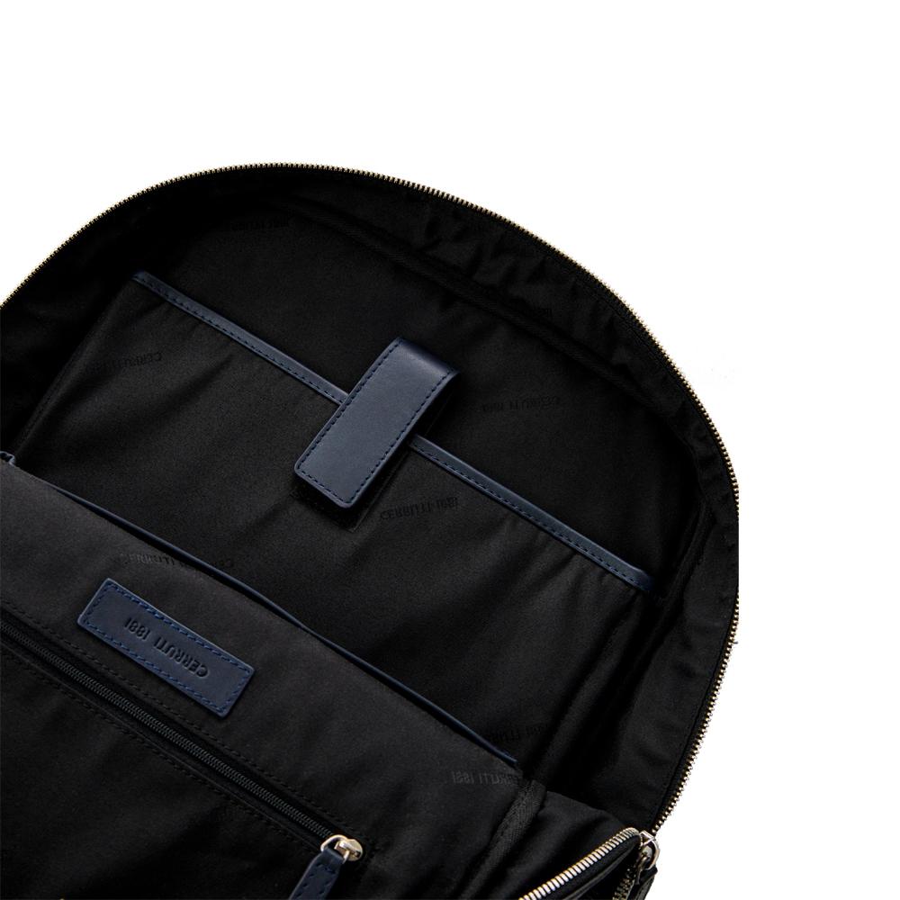 【Cerruti 1881】限量2折 義大利頂級小牛皮後背包 全新專櫃展示品 (CEZA05909M)