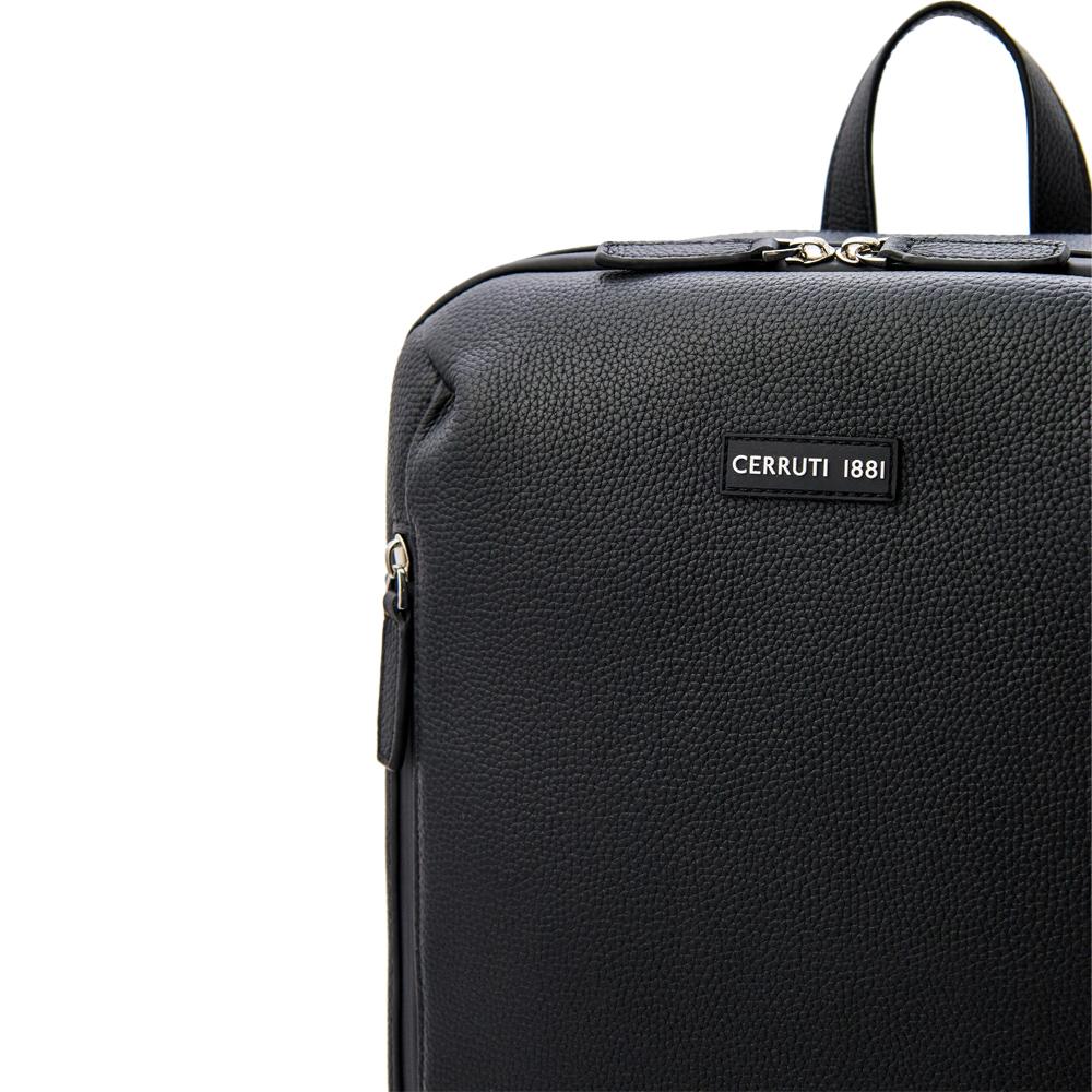 【Cerruti 1881】限量2折 義大利頂級小牛皮後背包 全新專櫃展示品 (CEZA05934M)