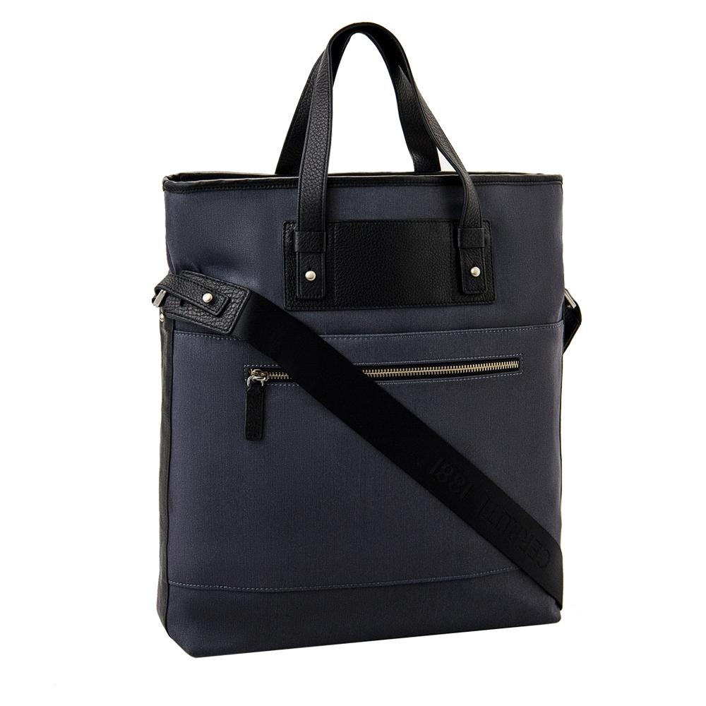 【Cerruti 1881】限量2折 義大利頂級手提包肩背包 全新專櫃展示品 (CEBO00121T)
