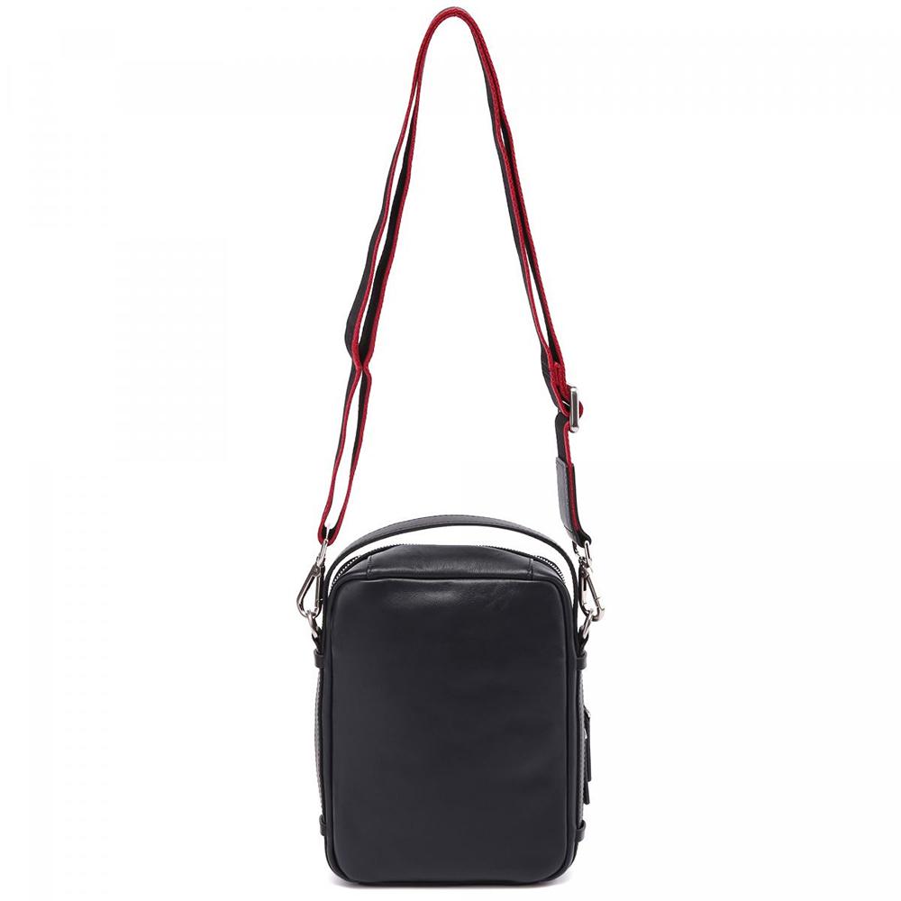 【Cerruti 1881】限量2折 義大利頂級小牛皮側背包肩背包 全新專櫃展示品 (CEBO05335M)