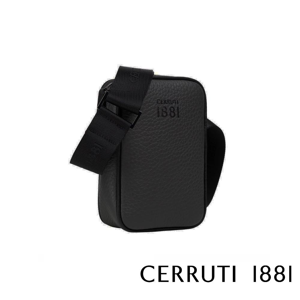 【Cerruti 1881】義大利頂級小牛皮側背包肩背包 (CEBO05761M)