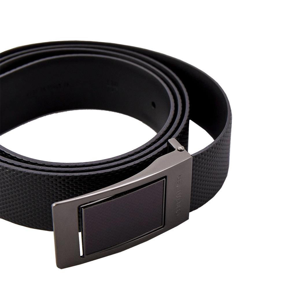 【Cerruti 1881】限量2折 義大利頂級小牛皮皮帶 全新專櫃展示品 (CECU03259M)