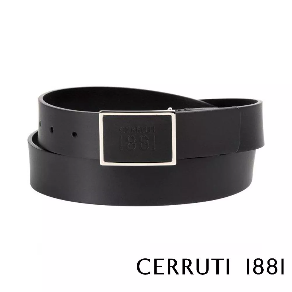【Cerruti 1881】義大利頂級小牛皮皮帶 (CECU05859R)
