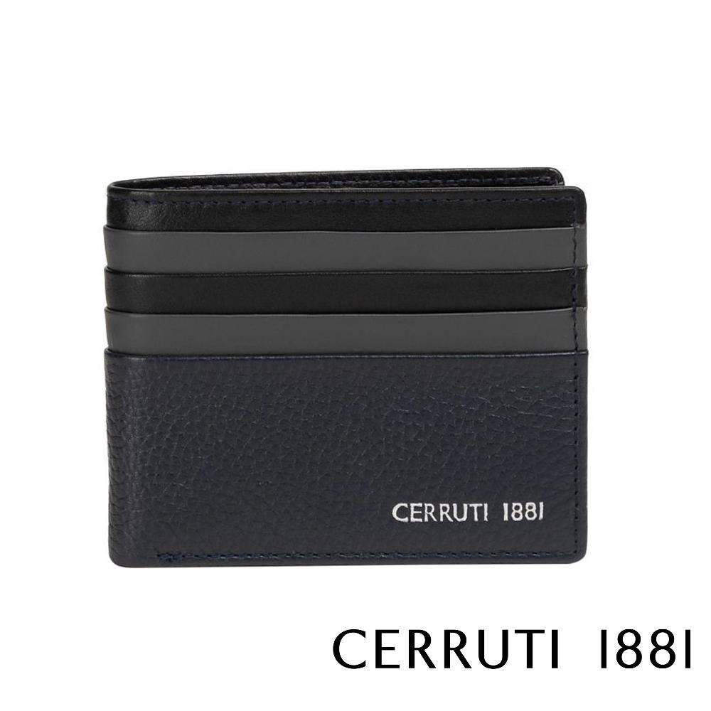 【Cerruti 1881】義大利頂級小牛皮8卡皮夾 (CEPU06058M)