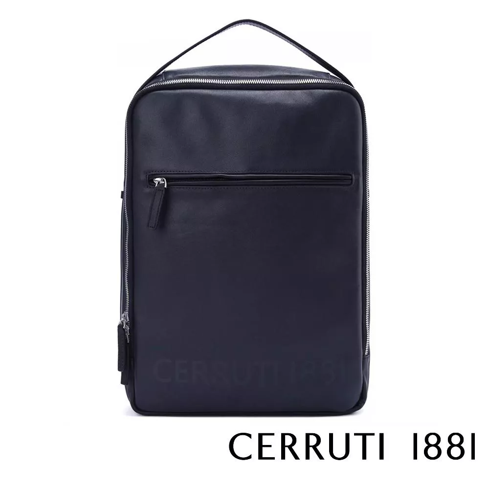 【Cerruti 1881】義大利頂級小牛皮後背包 (CEZA05338M)